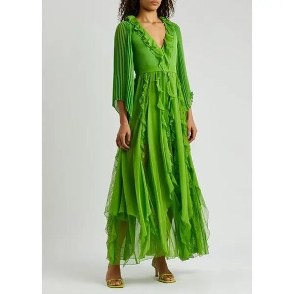 ALICE + OLIVIA
Day Sunburst Sleeve Maxi Dress/ size 2 - Picture 3 of 13